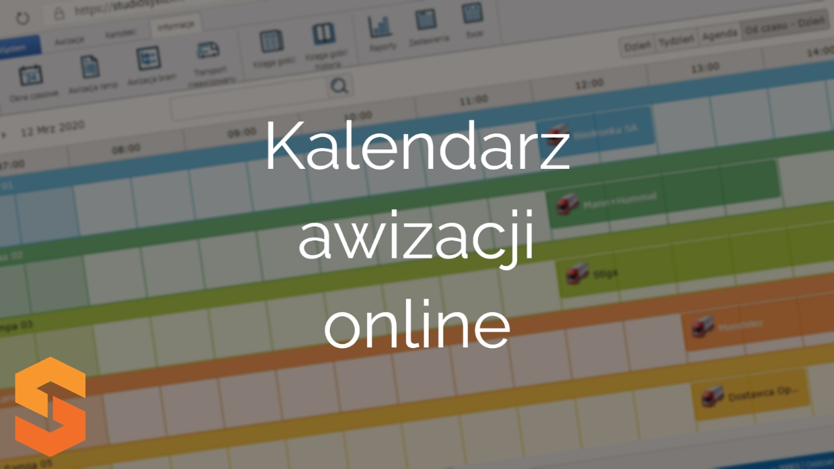 kalendarz transportów,kalendarz awizacji online