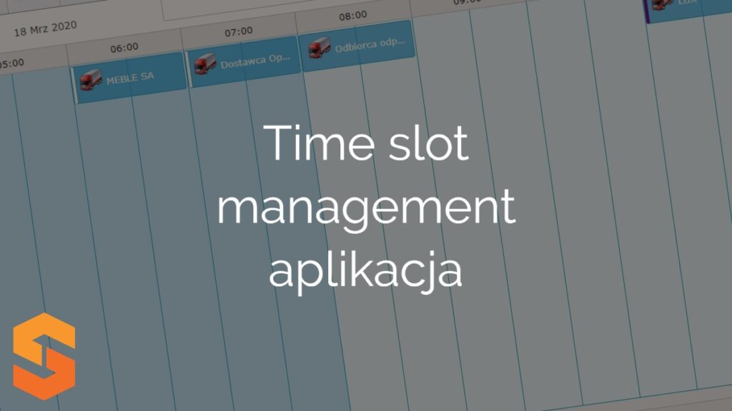 Time slot management aplikacja