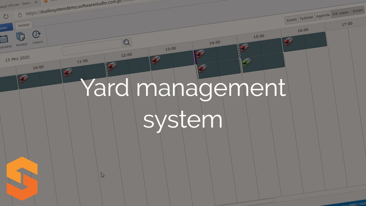 system awizowania pojazdów,yard management system