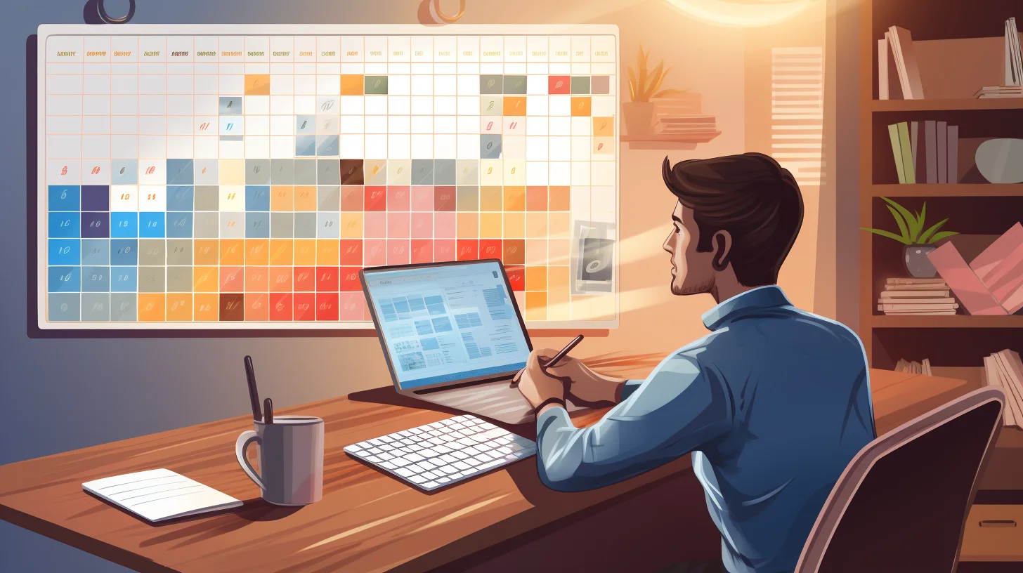 Time slot management screen shots